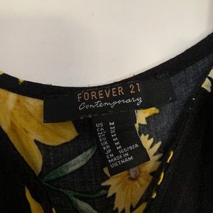 Forever 21 Sunflower mini day dress